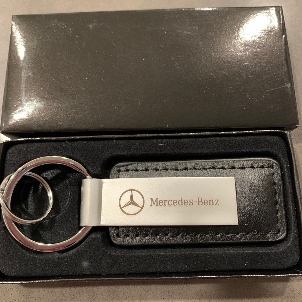 Mercedes Benz Leather Key Chain